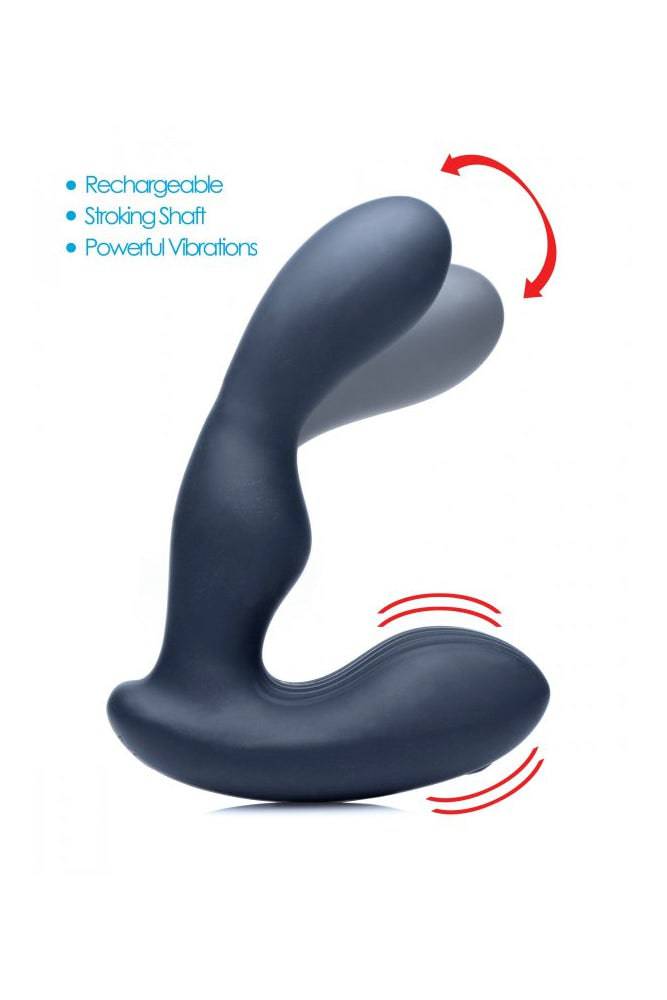 XR Brands - Alpha-Pro - P-STROKE Stroking Prostate Stimulator - Black - Stag Shop