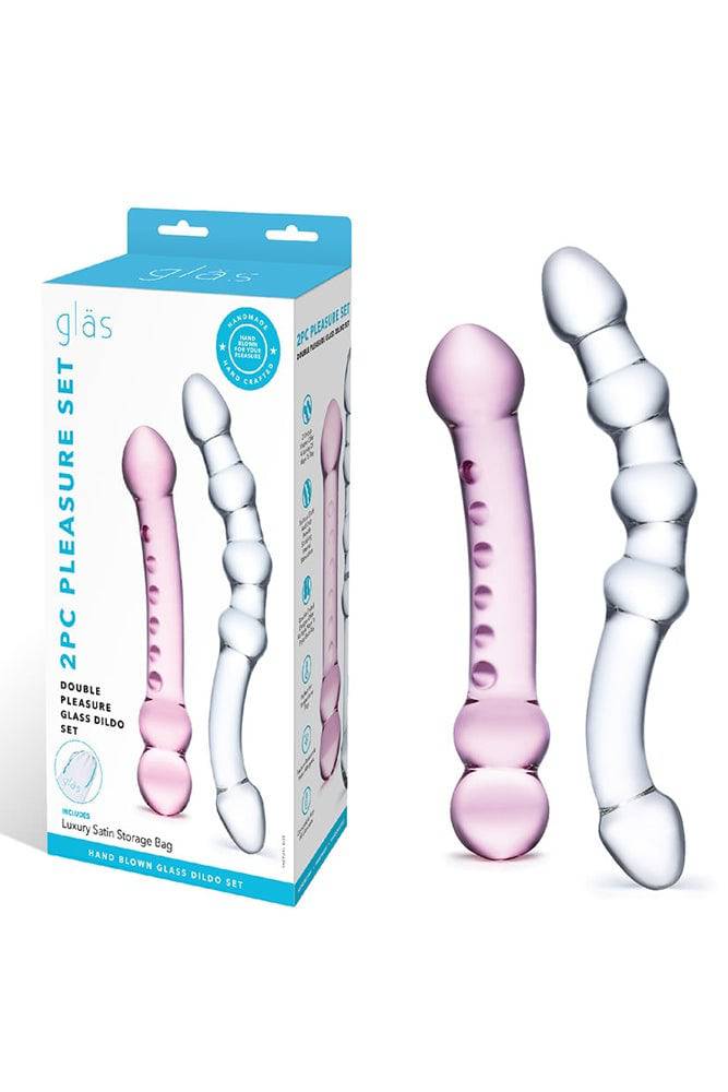 Gläs - 2-PC Pleasure Glass Dildo Set - Stag Shop