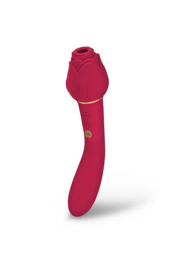 X-Gen - Secret Kisses - Rosegasm Twosome Dual Ended Vibrator - Red - Stag Shop