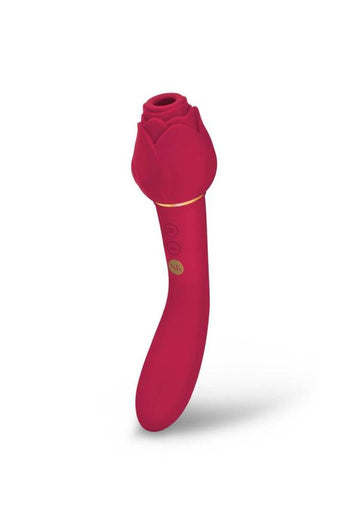 X-Gen - Secret Kisses - Rosegasm Twosome Dual Ended Vibrator - Red - Stag Shop