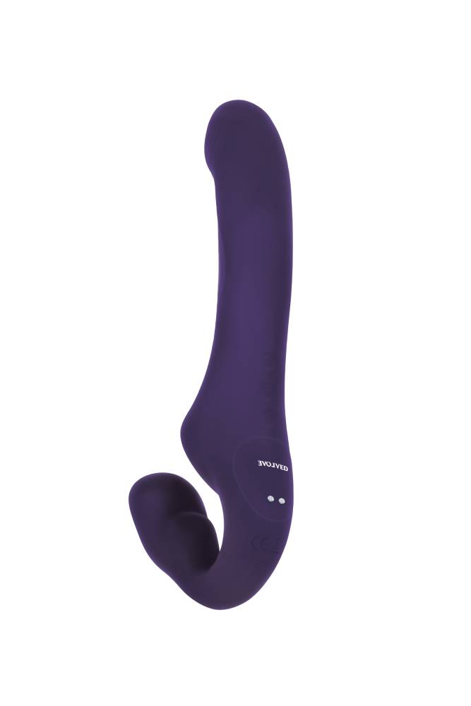 Evolved - 2 Become 1 - Dual Stimulation Strapless Strap-On & Remote - Purple - Stag Shop