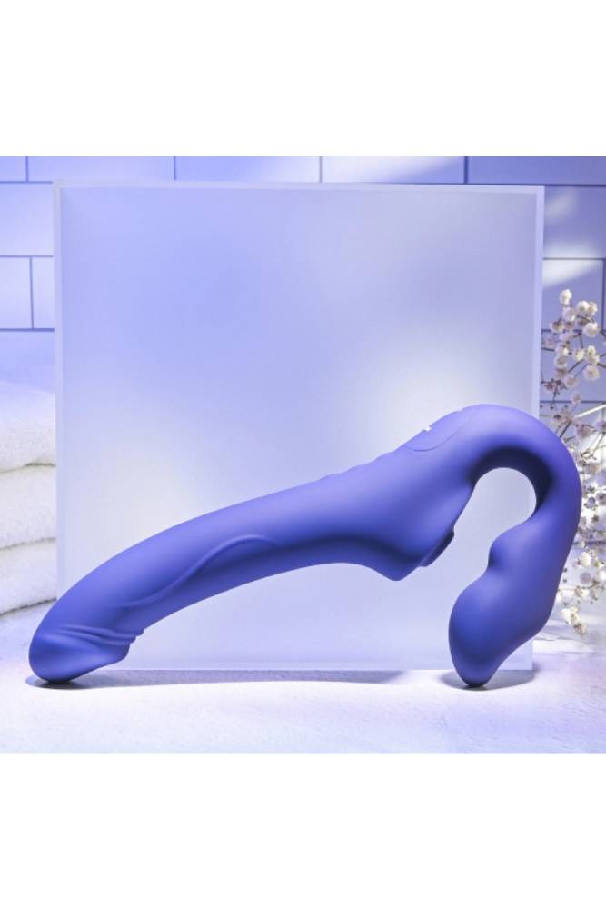 Evolved - 2 Become 1 - Dual Stimulation Strapless Strap-On & Remote - Purple - Stag Shop