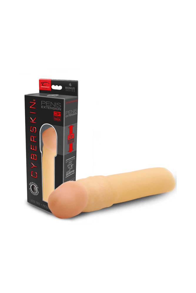 Topco - Cyberskin - 3 Inch Penis Extension - Light - Stag Shop
