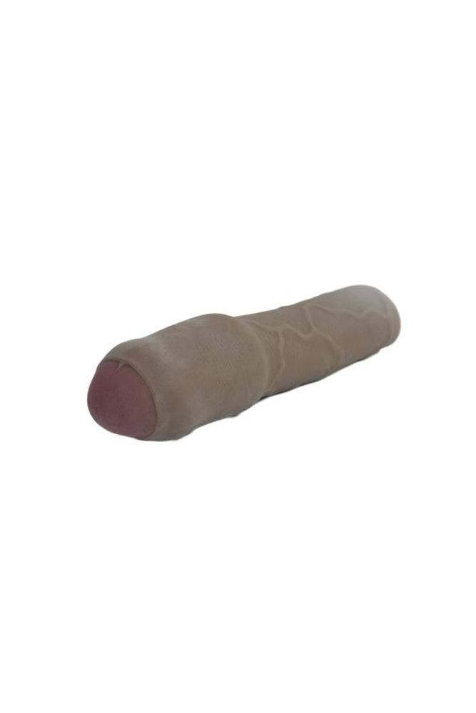 Topco - Cyberskin - 3I nch Xtra Thick Uncut Penis Extension - Dark - Stag Shop