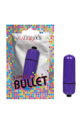 Cal Exotics - Foil Pack - 3-Speed Bullet Vibrator - Purple - Stag Shop