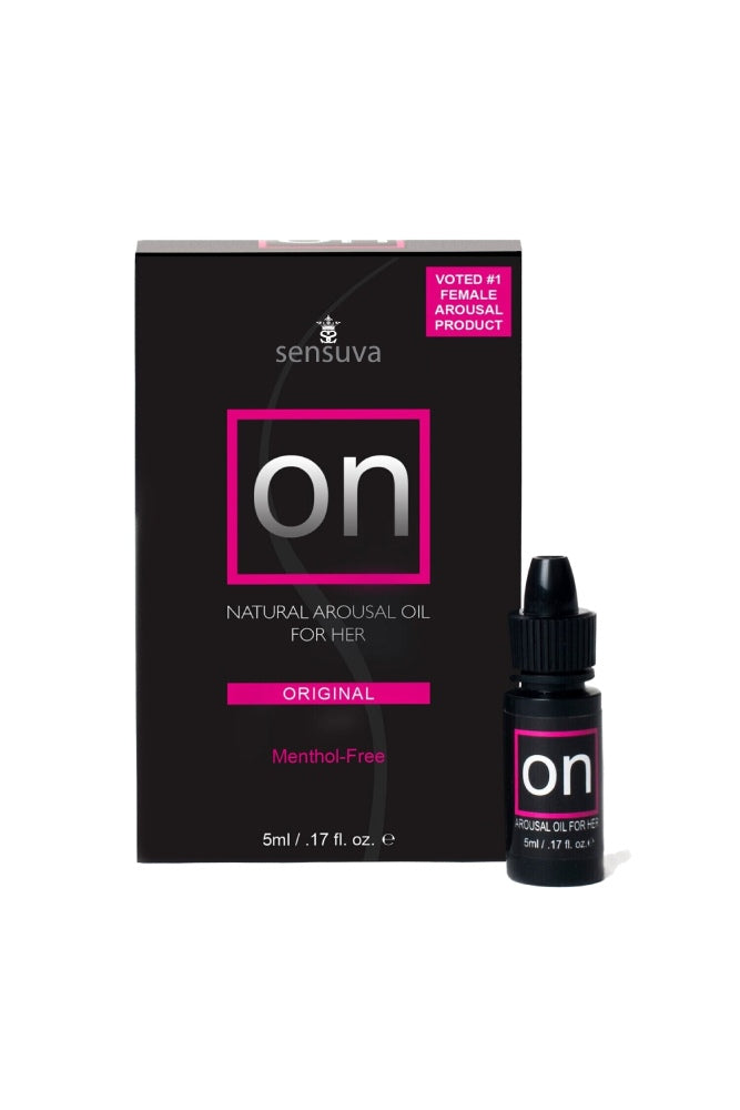 ON by Sensuva - Original Natural Arousal Oil For Her - 5ml - Stag Shop