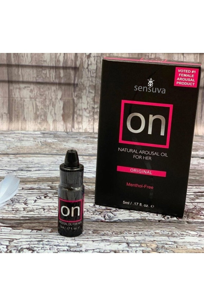 ON by Sensuva - Original Natural Arousal Oil For Her - 5ml - Stag Shop