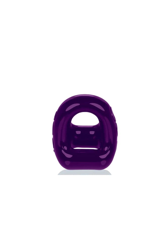 Oxballs - 360 Dual Cock Ring & Ball Sling - Purple - Stag Shop