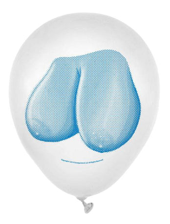 Little Genie - Candyprints - Mini Boob Latex Balloons - 8 Pack - Stag Shop