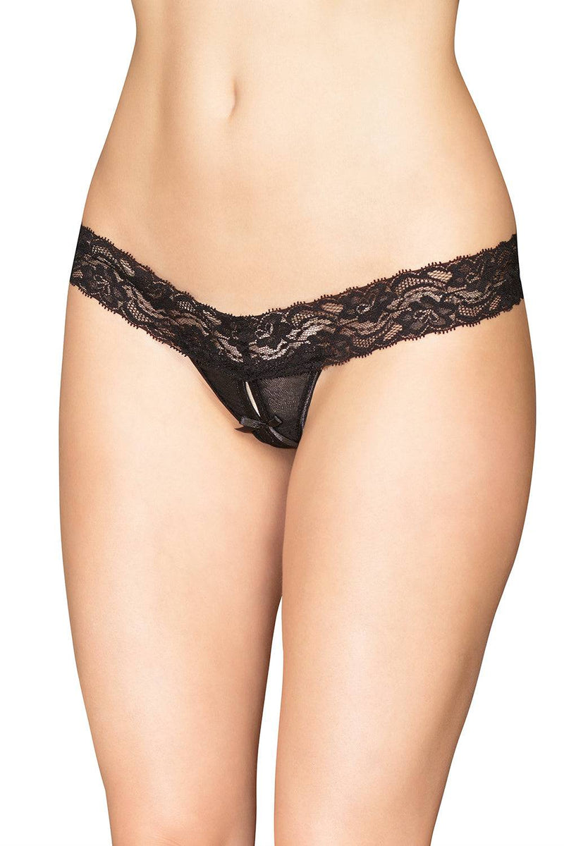 Coquette - 3736 - Crotchless Thong - Stag Shop