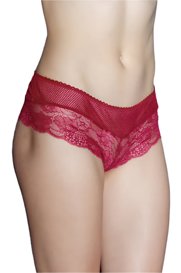 Coquette - 3864 - Booty Short - Red - Stag Shop
