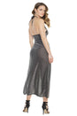 Coquette - 3885 - Halter Gown - Black/Silver - OS - Stag Shop
