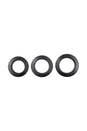 Adam & Eve - Adam's 3 Piece Penis Ring Set - Black - Stag Shop
