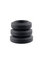 Adam & Eve - Adam's 3 Piece Penis Ring Set - Black - Stag Shop