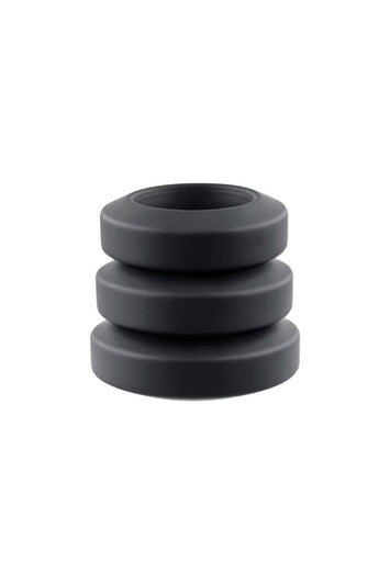 Adam & Eve - Adam's 3 Piece Penis Ring Set - Black - Stag Shop