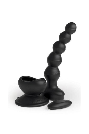 Pipedream - 3Some - Wall Banger Beads Anal Beads - Black - Stag Shop