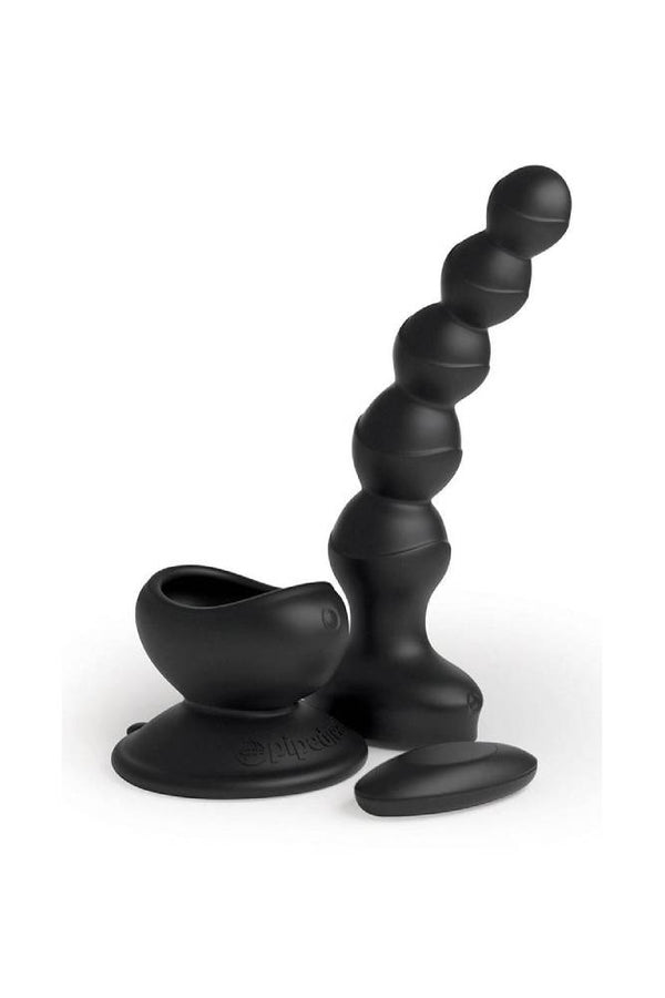 Pipedream - 3Some - Wall Banger Beads Anal Beads - Black - Stag Shop