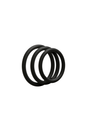 Doc Johnson - Optimale - C-Ring Set - Thin - Black - Stag Shop