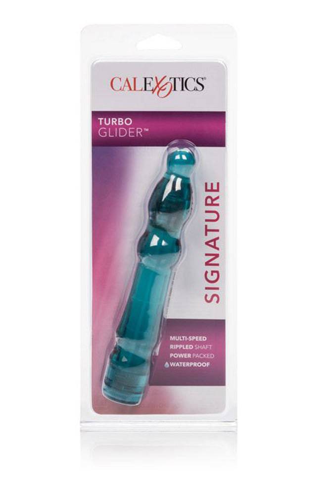 Cal Exotics - Turbo Glider Classic Vibrator - Blueberry Bliss - Stag Shop