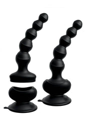 Pipedream - 3Some - Wall Banger Beads Anal Beads - Black - Stag Shop