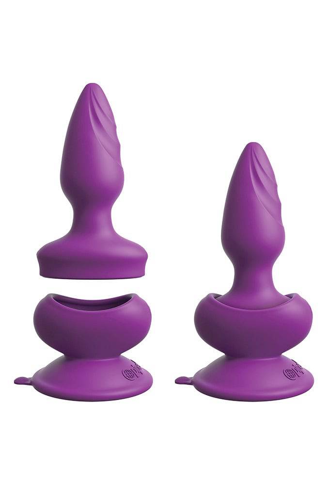 Pipedream - 3Some - Wall Banger Butt Plug - Purple - Stag Shop