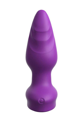 Pipedream - 3Some - Wall Banger Butt Plug - Purple - Stag Shop