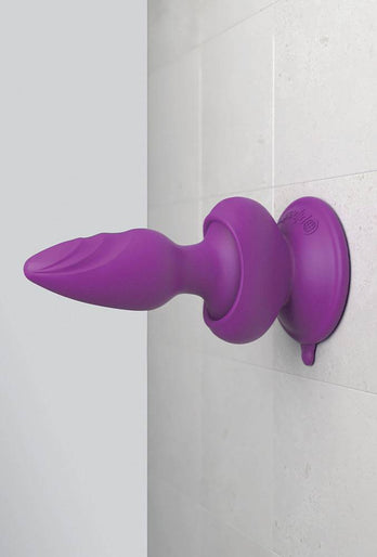 Pipedream - 3Some - Wall Banger Butt Plug - Purple - Stag Shop