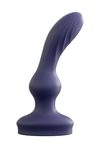 Pipedream - 3Some - Wall Banger P-Spot Butt Plug - Blue - Stag Shop
