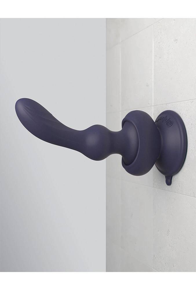 Pipedream - 3Some - Wall Banger P-Spot Butt Plug - Blue - Stag Shop