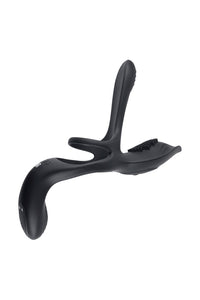 Thumbnail for Playboy - The 3 Way Vibrating Cock Ring with Remote Control - Black - Stag Shop