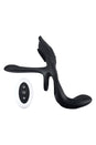 Playboy - The 3 Way Vibrating Cock Ring with Remote Control - Black - Stag Shop