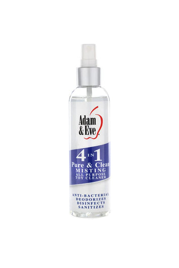 Adam & Eve - 4-In-1 Pure & Clean Mist Toy Cleaner - 4oz - Stag Shop