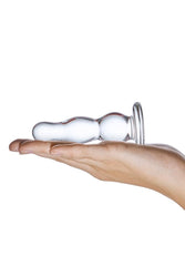 Gläs - 4-inch Glass Butt Plug - Clear - Stag Shop