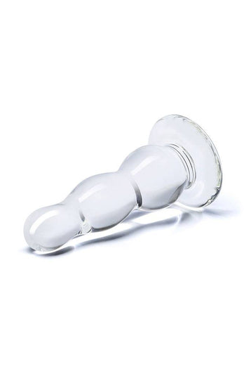 Gläs - 4-inch Glass Butt Plug - Clear - Stag Shop
