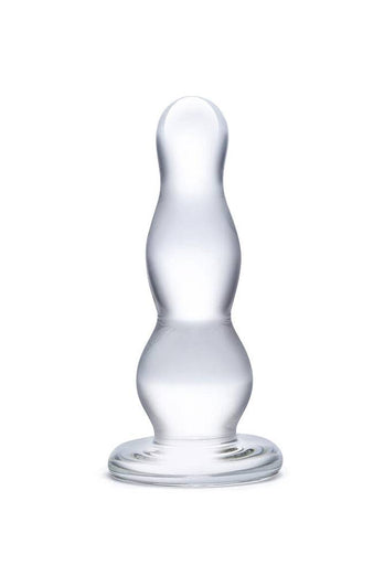 Gläs - 4-inch Glass Butt Plug - Clear - Stag Shop