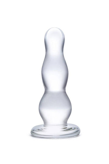 Gläs - 4-inch Glass Butt Plug - Clear - Stag Shop