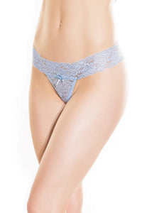 Thumbnail for COQUETTE - 4091 - Thong - Blue - OS - Stag Shop