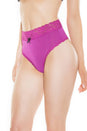 Coquette - 4097 - High Waisted Thong - Magenta - Stag Shop