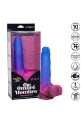 Cal Exotics - Naughty Bits - Ombré Hombre Vibrating Dildo - Stag Shop
