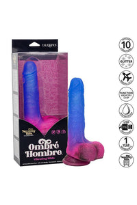 Thumbnail for Cal Exotics - Naughty Bits - Ombré Hombre Vibrating Dildo - Stag Shop