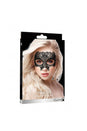 Ouch by Shots Toys - Princess Lace Mask - Black - Stag Shop