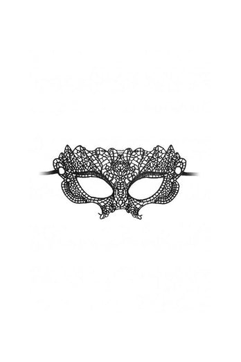 Ouch by Shots Toys - Princess Lace Mask - Black - Stag Shop