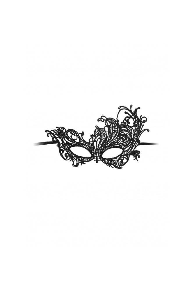 Ouch by Shots Toys - Royal Lace Mask - Black - Stag Shop