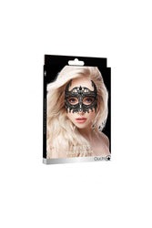 Ouch by Shots Toys - Empress Lace Mask - Black - Stag Shop