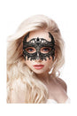 Ouch by Shots Toys - Empress Lace Mask - Black - Stag Shop