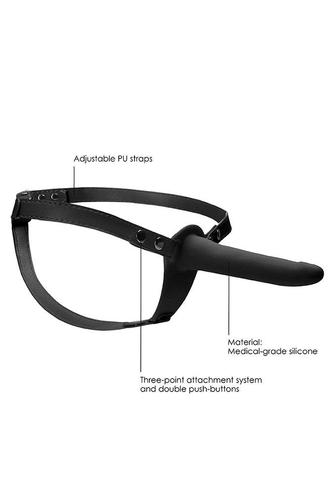 Ouch by Shots - Adjustable Silicone Strap-On - Black - Stag Shop