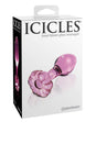 Pipedream - Icicles - No. 48 - Glass Flower Butt Plug - Pink - Stag Shop
