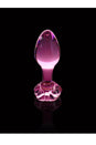 Pipedream - Icicles - No. 48 - Glass Flower Butt Plug - Pink - Stag Shop