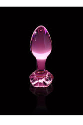Pipedream - Icicles - No. 48 - Glass Flower Butt Plug - Pink - Stag Shop