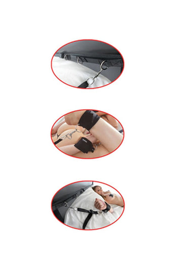 Pipedream - Fetish Fantasy - Ultimate Bed Restraint System - Black - Stag Shop